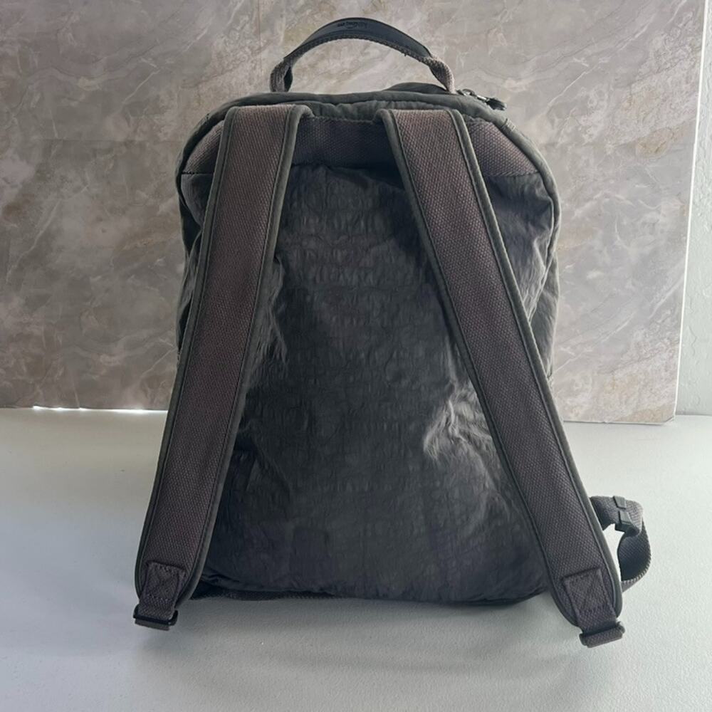 Kipling Gray Large Full Size Backpack Multiple Co… - image 2